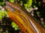 Polished Golden Tigers Eye Display Crystals x 3 From Prieska, South Africa - Toprock Gemstones and Minerals 