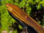 Polished Golden Tigers Eye Display Crystals x 3 From Prieska, South Africa - Toprock Gemstones and Minerals 