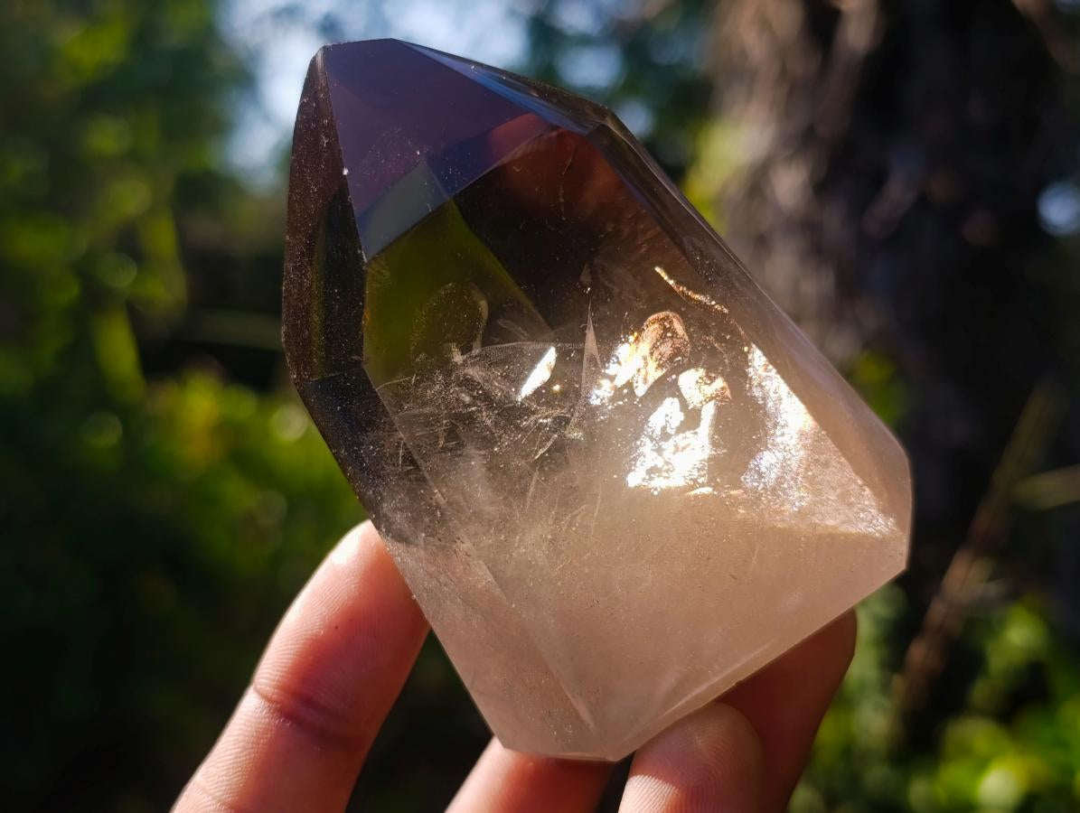 Polished Smokey Quartz Display Crystals x 6 From Madagascar - Toprock Gemstones and Minerals 