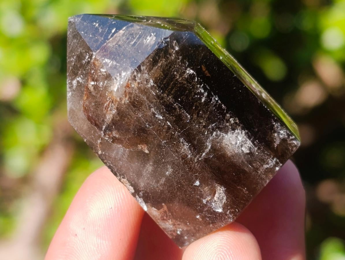 Polished Smokey Quartz Display Crystals x 6 From Madagascar - Toprock Gemstones and Minerals 