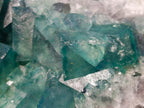 Natural Cabinet Size Green Cubic Fluorite Specimens x 4 From Mandrosonoro, Madagascar - Toprock Gemstones and Minerals 
