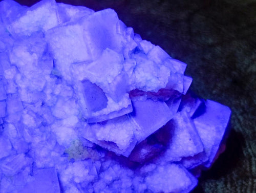 Natural Cabinet Size Green Cubic Fluorite Specimens x 4 From Mandrosonoro, Madagascar - Toprock Gemstones and Minerals 
