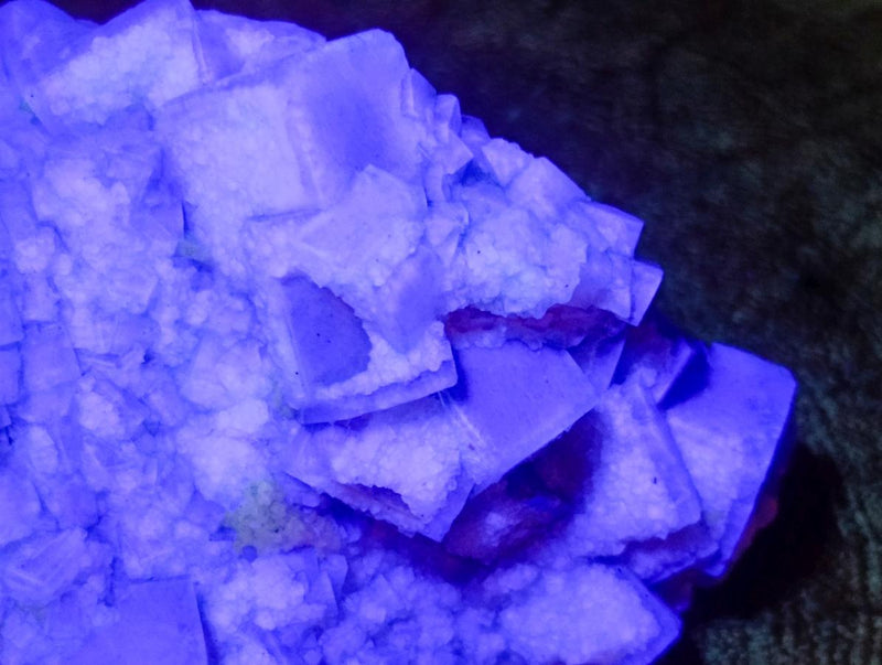 Natural Cabinet Size Green Cubic Fluorite Specimens x 4 From Mandrosonoro, Madagascar - Toprock Gemstones and Minerals 