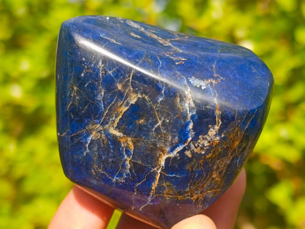 Polished Ultra Rare Dumortierite Standing Display Pieces x 6 From Madagascar - Toprock Gemstones and Minerals 