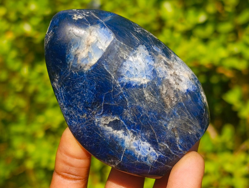 Polished Ultra Rare Dumortierite Standing Display Pieces x 6 From Madagascar - Toprock Gemstones and Minerals 
