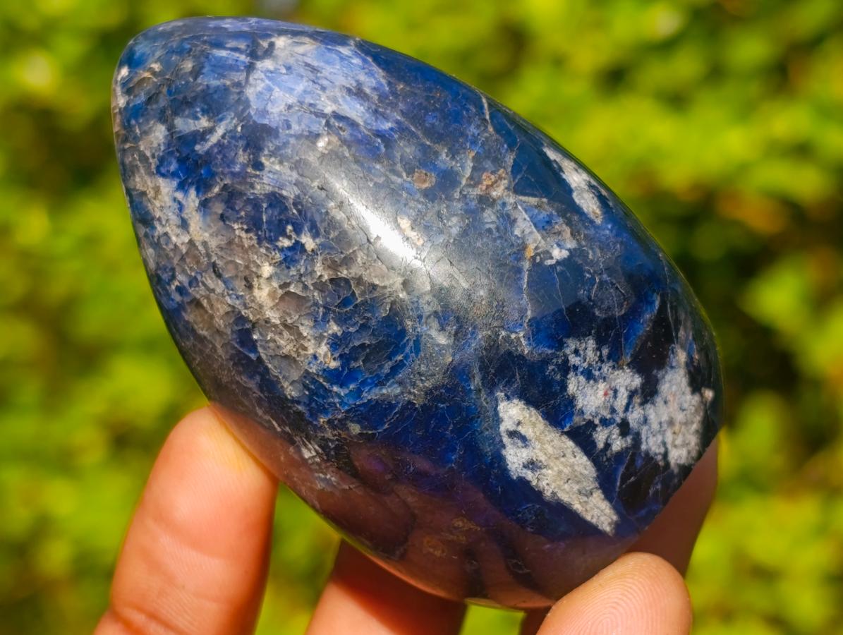Polished Ultra Rare Dumortierite Standing Display Pieces x 6 From Madagascar - Toprock Gemstones and Minerals 