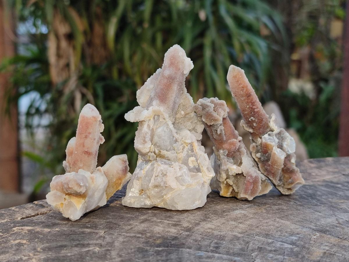 Natural Drusy Fairy Spirit Quartz Crystals x 35 From Boekenhouthoek, South Africa