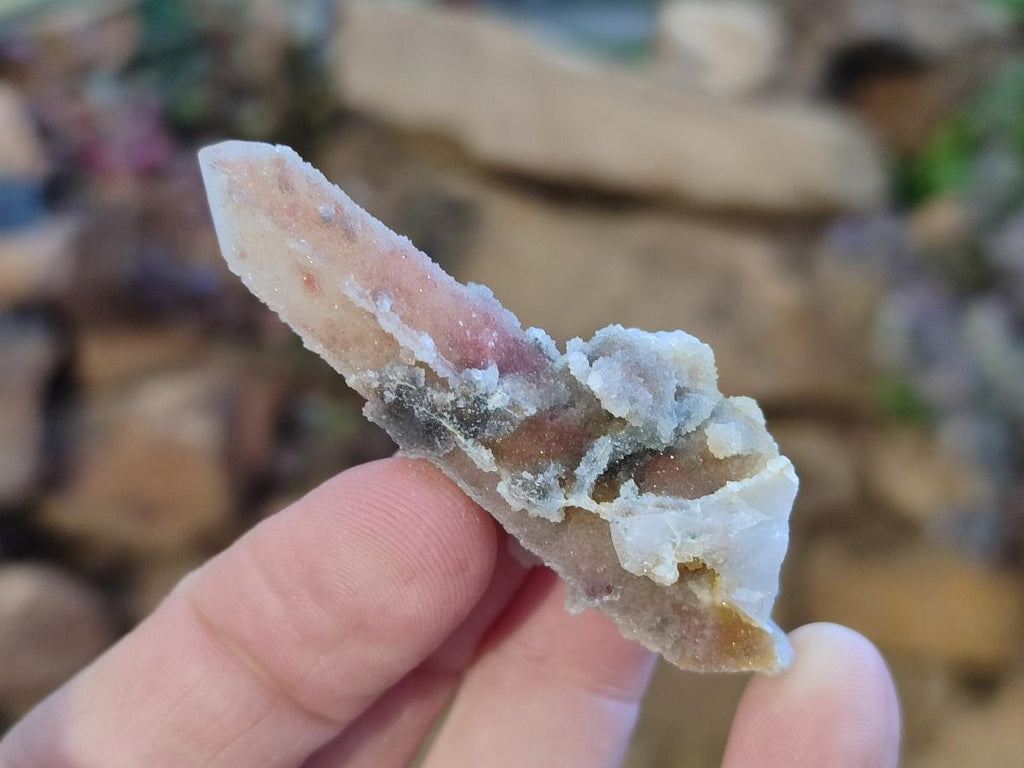 Natural Drusy Fairy Spirit Quartz Crystals x 35 From Boekenhouthoek, South Africa