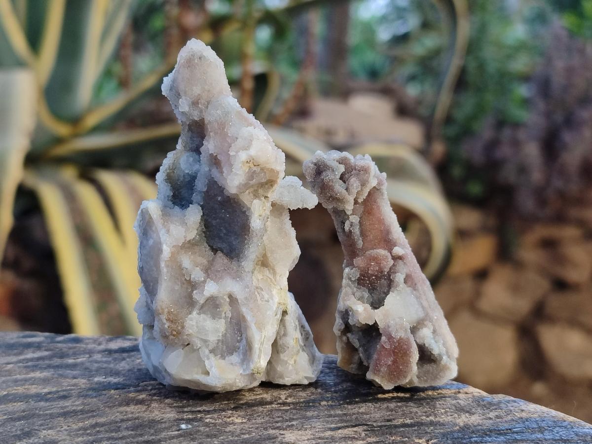 Natural Drusy Fairy Spirit Quartz Crystals x 35 From Boekenhouthoek, South Africa