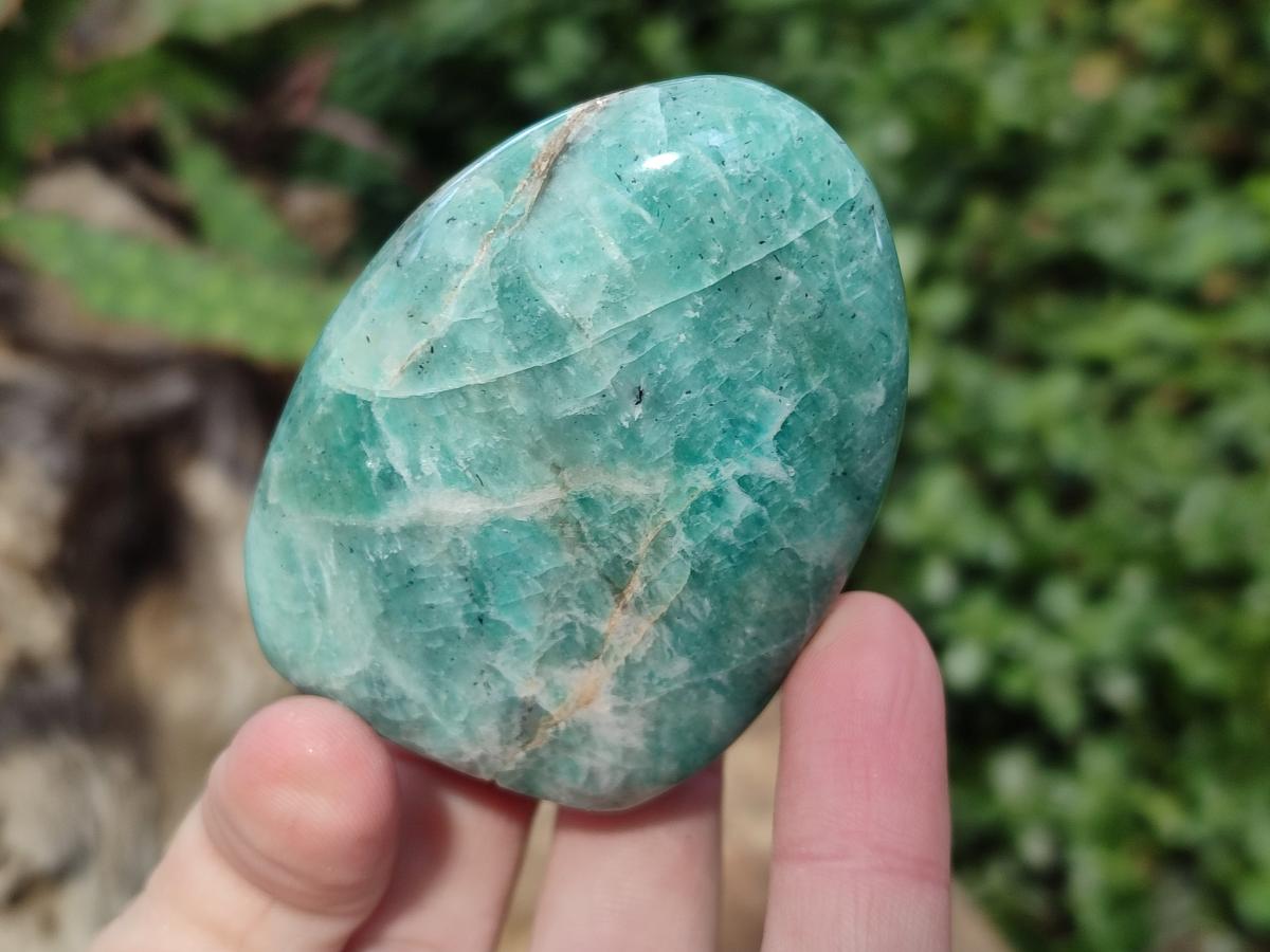 Polished Amazonite Standing Display Pieces x 12 From Madagascar - Toprock Gemstones and Minerals 