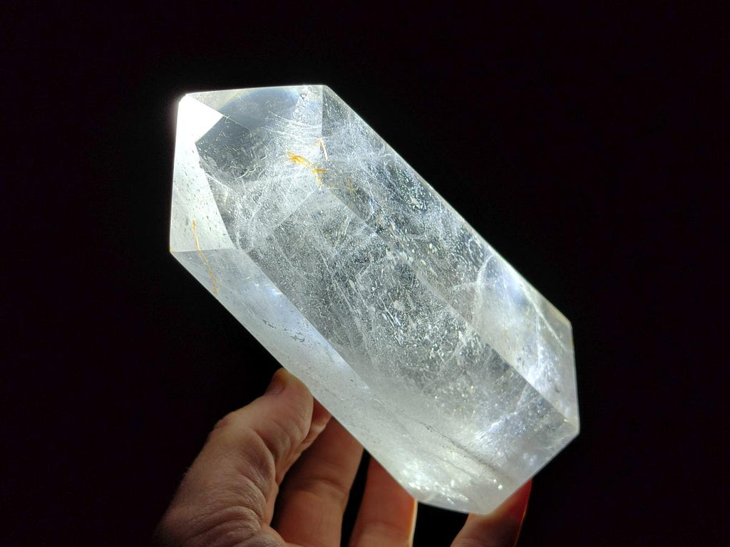 Polished Clear Quartz Display Crystals x 2 From Madagascar - Toprock Gemstones and Minerals 