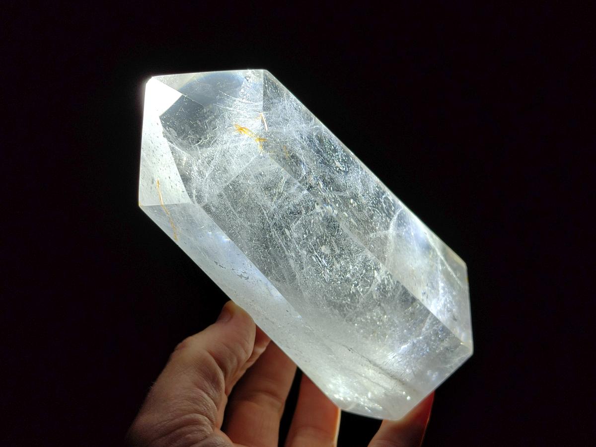 Polished Clear Quartz Display Crystals x 2 From Madagascar - Toprock Gemstones and Minerals 
