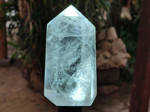 Polished Clear Quartz Display Crystals x 2 From Madagascar - Toprock Gemstones and Minerals 