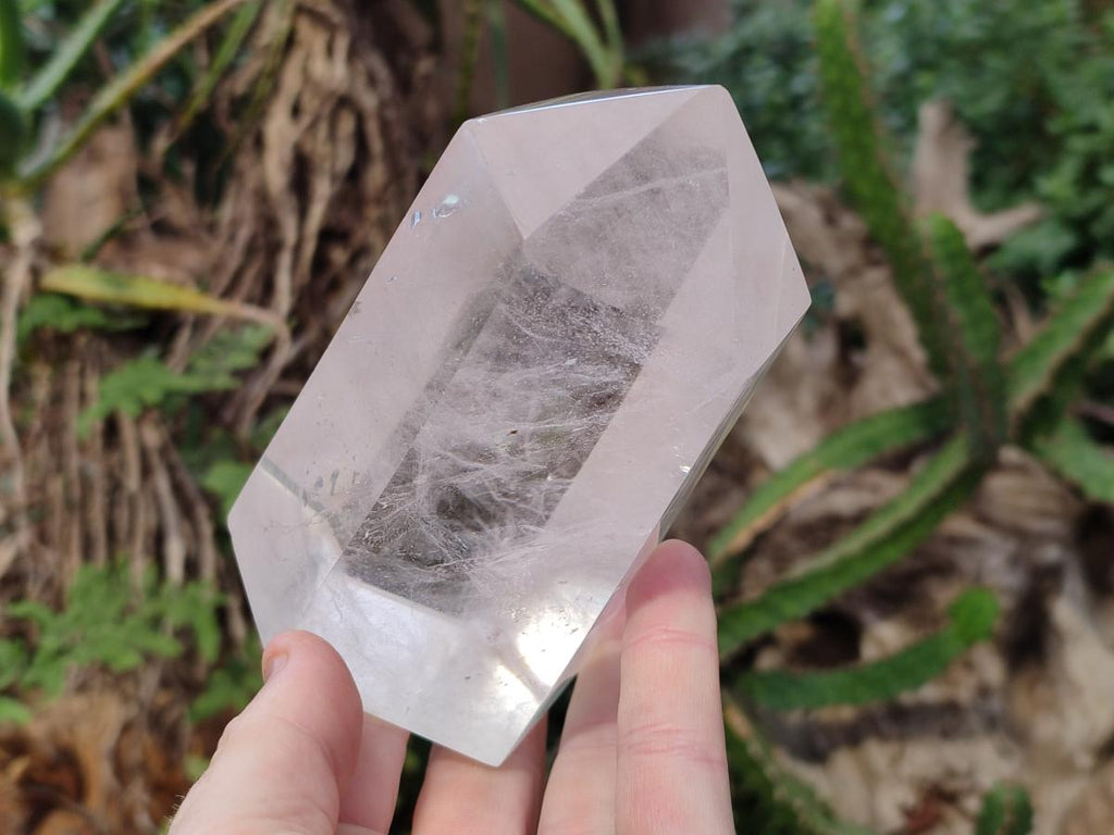 Polished Clear Quartz Display Crystals x 2 From Madagascar - Toprock Gemstones and Minerals 