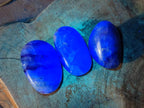 Polished Watermelon Fluorite Palm Stones x 12 From Uis, Namibia - Toprock Gemstones and Minerals 
