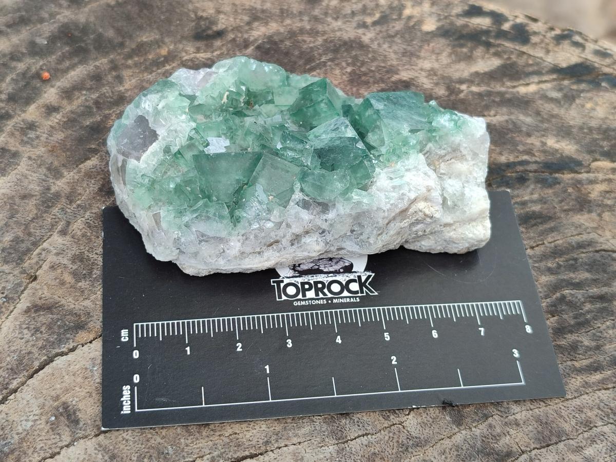 Natural Green Cubic Fluorite Specimens x 12 From Mandrosonoro, Madagascar - Toprock Gemstones and Minerals 