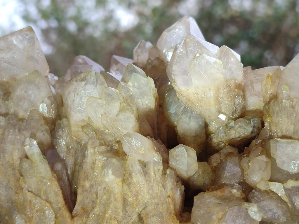Natural Large Cascading White Phantom Smokey Luena Quartz Cluster x 1 From Luena, Congo - Toprock Gemstones and Minerals 