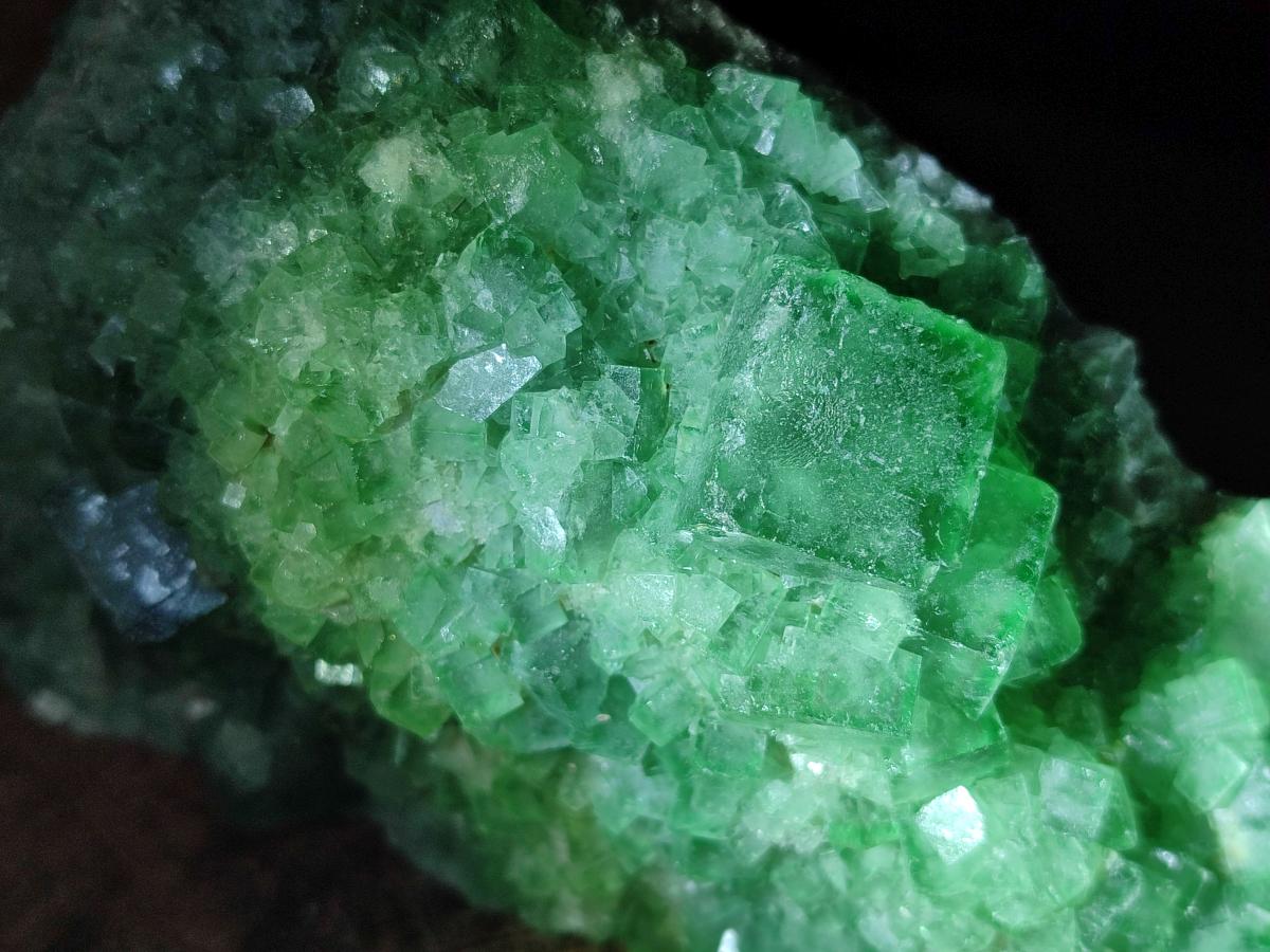 Natural Cabinet Size Green Cubic Fluorite Specimens x 3 From Mandrosonoro, Madagascar - Toprock Gemstones and Minerals 