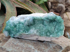 Natural Cabinet Size Green Cubic Fluorite Specimens x 3 From Mandrosonoro, Madagascar - Toprock Gemstones and Minerals 