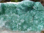 Natural Cabinet Size Green Cubic Fluorite Specimens x 3 From Mandrosonoro, Madagascar - Toprock Gemstones and Minerals 