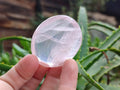 Polished Gemmy Rose Quartz Palm Stones x 20 From Madagascar - Toprock Gemstones and Minerals 