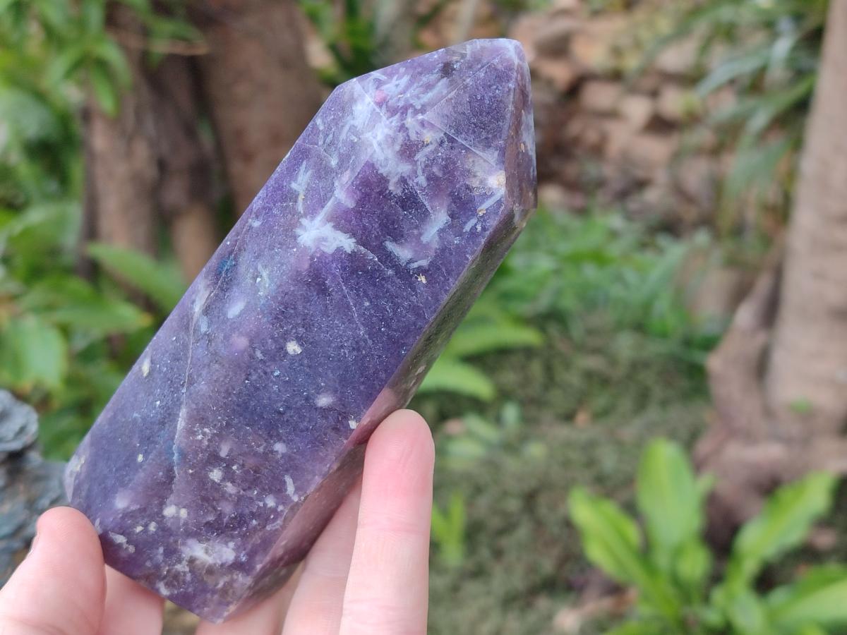 Polished Lepidolite Display Crystals x 3 From Ambatondrazaka, Madagascar - Toprock Gemstones and Minerals 
