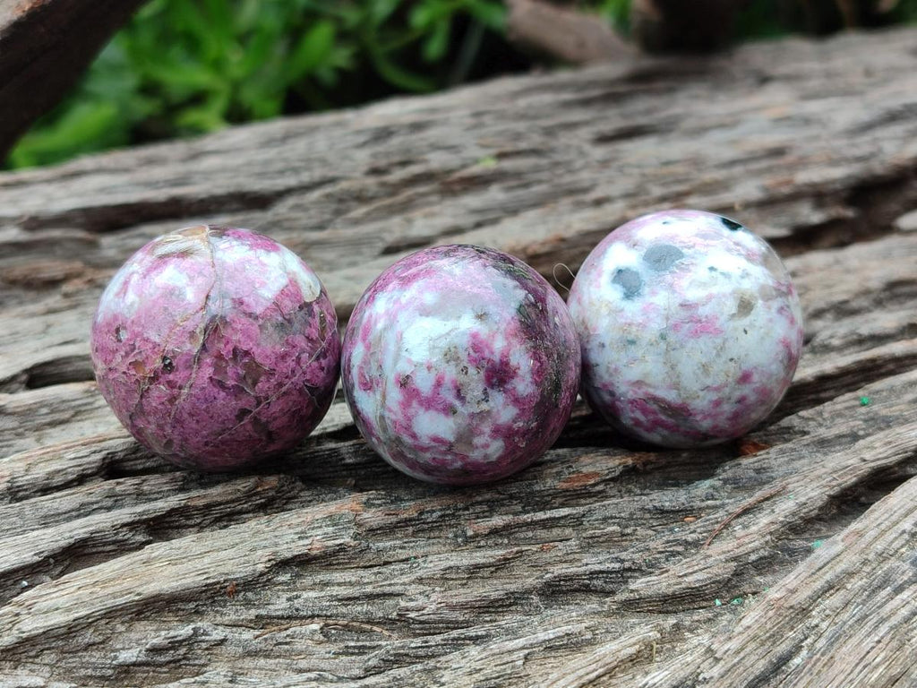 Polished Rubellite Pink Tourmaline Hearts x 12 From Ambatondrazaka, Madagascar - Toprock Gemstones and Minerals 