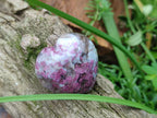 Polished Rubellite Pink Tourmaline Hearts x 12 From Ambatondrazaka, Madagascar - Toprock Gemstones and Minerals 