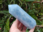 Polished Blue Calcite Display Crystals x 6 From Madagascar - Toprock Gemstones and Minerals 