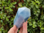 Polished Blue Calcite Display Crystals x 6 From Madagascar - Toprock Gemstones and Minerals 