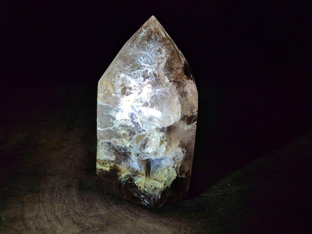 Polished Large Skeletal Smokey Quartz Crystal x 1 From Madagascar - Toprock Gemstones and Minerals 