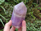 Polished Chevron Amethyst Display Crystals x 4 From Madagascar - Toprock Gemstones and Minerals 