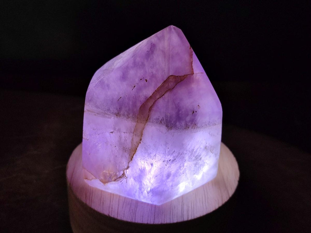 Polished Chevron Amethyst Display Crystals x 4 From Madagascar - Toprock Gemstones and Minerals 