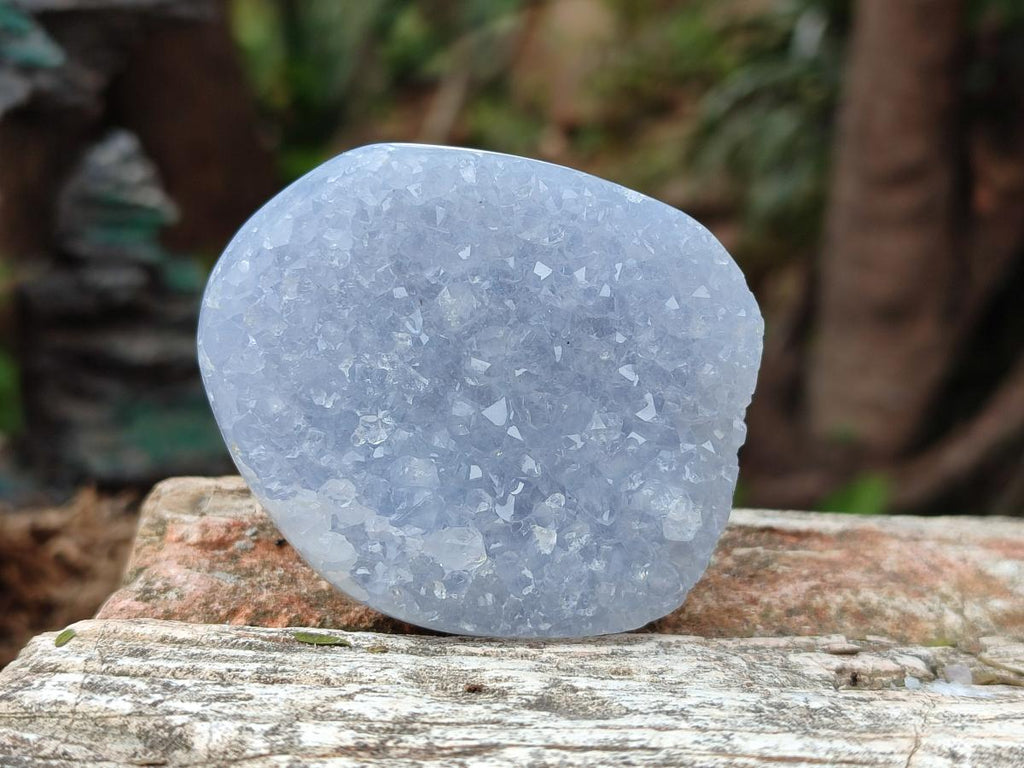 Polished Blue Lace Agate Standing Display Pieces and Free Forms x 12 From Nsanje, Malawi - Toprock Gemstones and Minerals 
