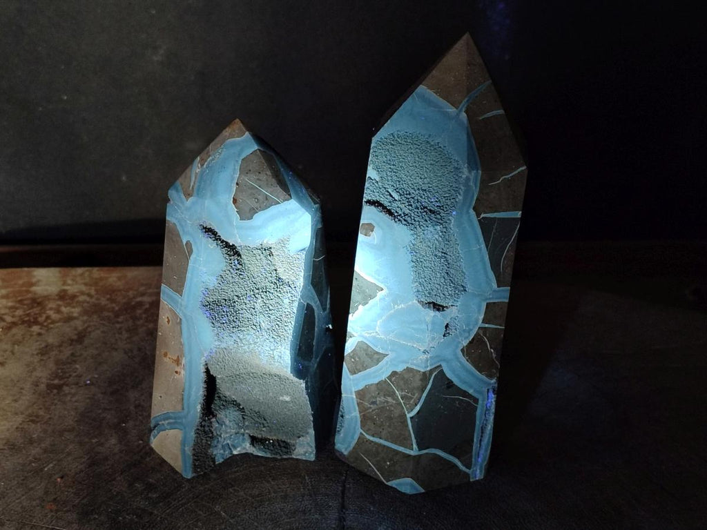 Polished Septerye Sauvage Display Crystals x 2 From Mahajanga, Madagascar - Toprock Gemstones and Minerals 