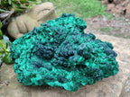 Natural XL Silky Malachite Specimen x 1 From Kasompe, Congo - Toprock Gemstones and Minerals 