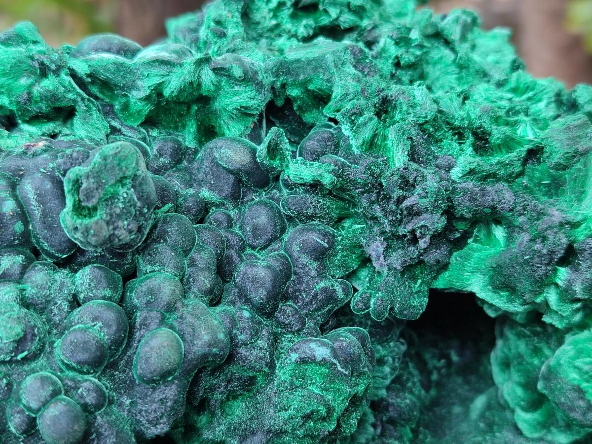 Natural XL Silky Malachite Specimen x 1 From Kasompe, Congo - Toprock Gemstones and Minerals 