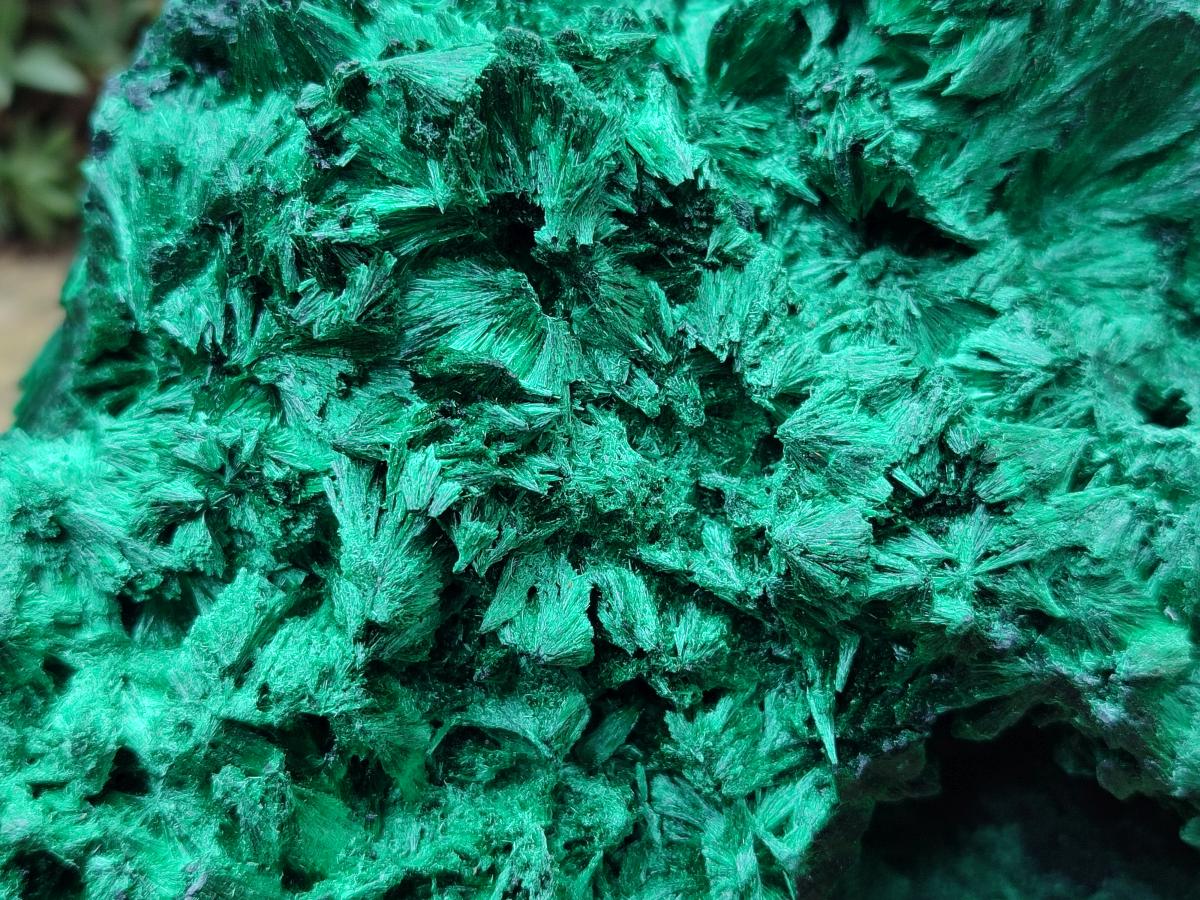 Natural XL Silky Malachite Specimen x 1 From Kasompe, Congo - Toprock Gemstones and Minerals 