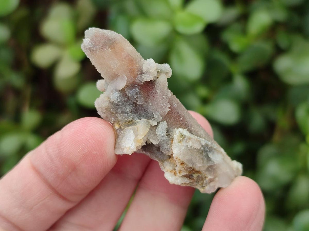 Natural Drusy Hematoid Tinted Fairy Spirit Quartz Single Crystals  x 70 From South Africa - Toprock Gemstones and Minerals 