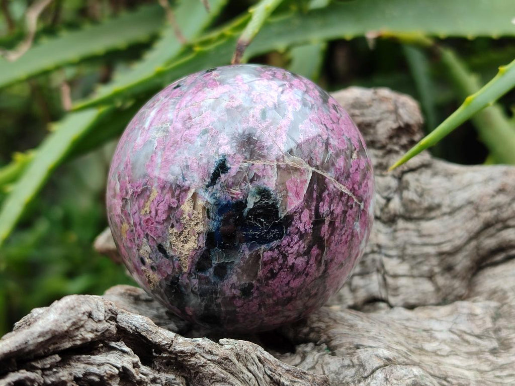 Polished Rubellite Pink Tourmaline Spheres x 6 From Ambatondrazaka, Madagascar - Toprock Gemstones and Minerals 