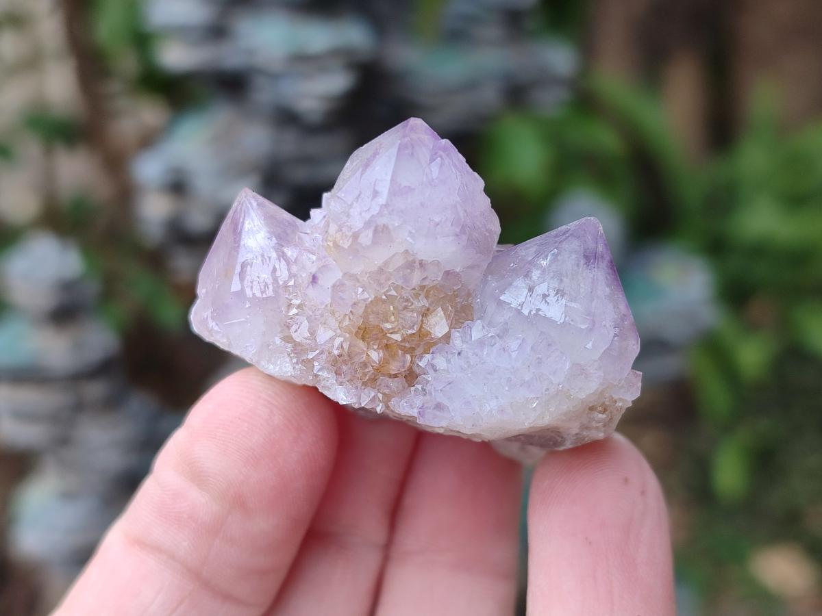 Natural Small Spirit Amethyst Crystals and Clusters x 20 From Boekenhouthoek, South Africa - Toprock Gemstones and Minerals 