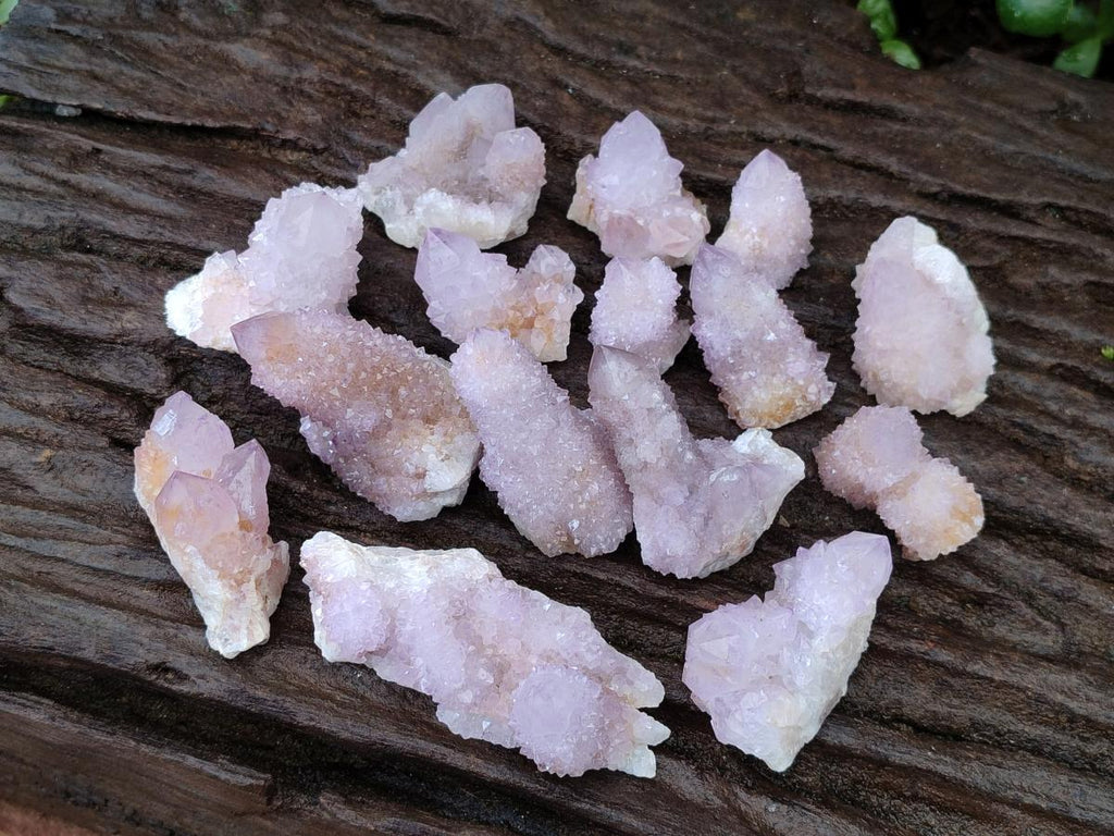 Natural Small Spirit Amethyst Crystals and Clusters x 20 From Boekenhouthoek, South Africa - Toprock Gemstones and Minerals 