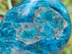 Polished Blue Apatite Standing Display Pieces x 3 From Betroka, Madagascar - Toprock Gemstones and Minerals 