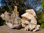 Natural Large Stacked Rhombohedral Calcite Clusters with Aragonite x 2 From Albert's Mountain, Lesotho - Toprock Gemstones and Minerals 