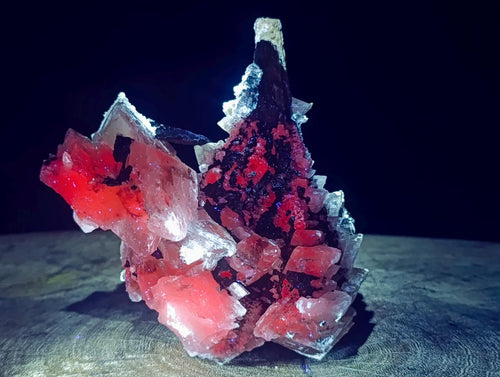 Natural Large Stacked Rhombohedral Calcite Clusters with Aragonite x 2 From Albert's Mountain, Lesotho - Toprock Gemstones and Minerals 
