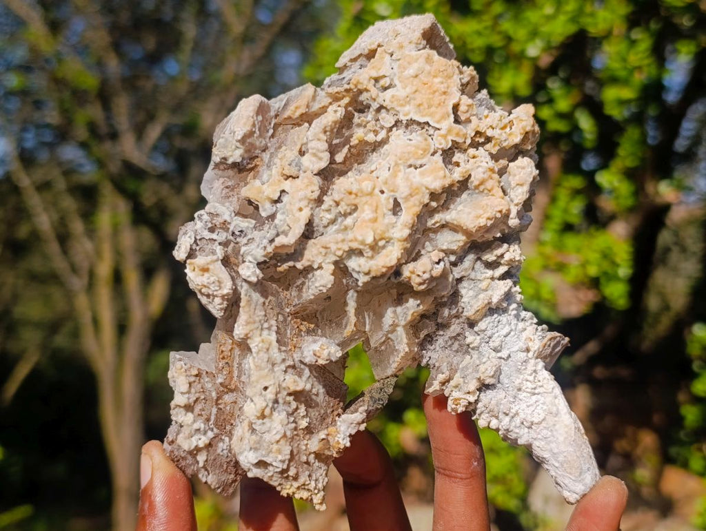 Natural Large Stacked Rhombohedral Calcite Clusters with Aragonite x 2 From Albert's Mountain, Lesotho - Toprock Gemstones and Minerals 