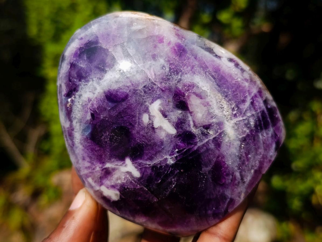 Polished Watermelon Fluorite Standing Display Pieces x 6 From Uis, Namibia - Toprock Gemstones and Minerals 