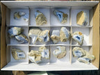 Natural Blue Lace Agate Geodes x 19 From Nsanje, Malawi - Toprock Gemstones and Minerals 