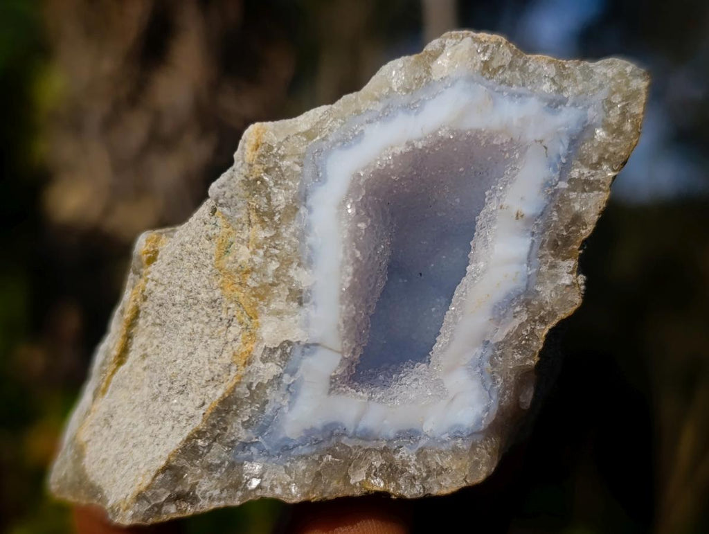 Natural Blue Lace Agate Geodes x 19 From Nsanje, Malawi - Toprock Gemstones and Minerals 