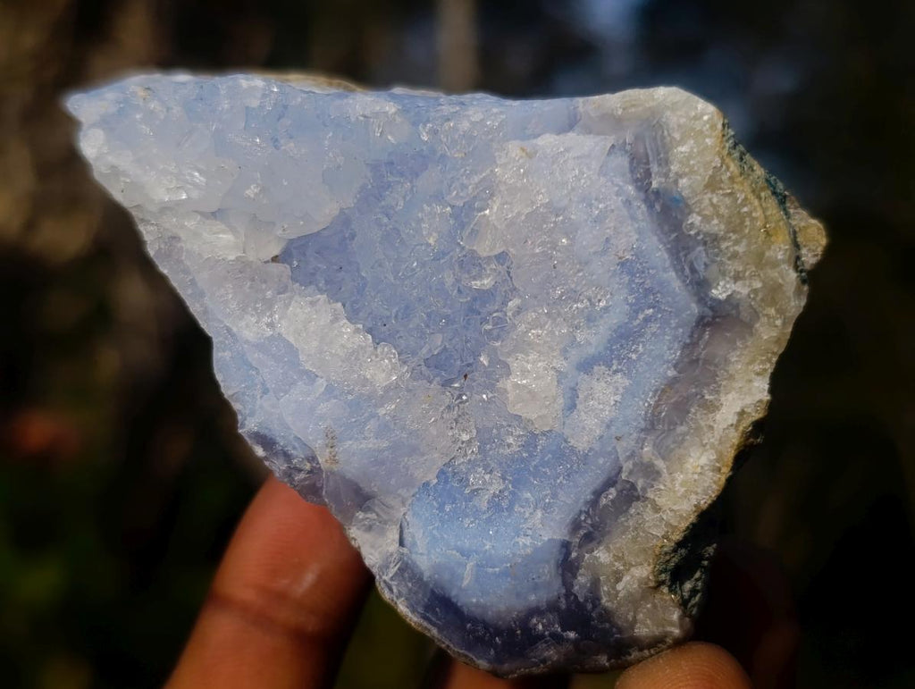 Natural Blue Lace Agate Geodes x 19 From Nsanje, Malawi - Toprock Gemstones and Minerals 